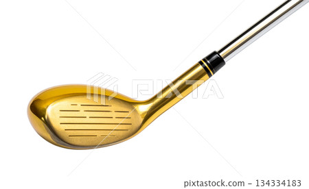 Golf clubs isolated on white background 134334183