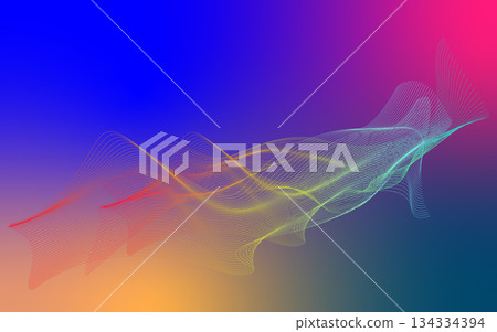 wave, vector, background 134334394