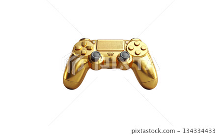 Wireless video game controller or joystick with black buttons for gaming isolated on white background. Wireless video game controller or joystick with black buttons for gaming isolated on white background. 134334433