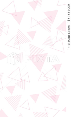 A pop and cute background with a simple geometric triangle pattern 134334906