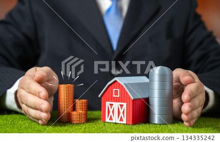 Financial support for farming and agro-industry. Subsidies, grants and investment programs for rural development. Strengthening food security and modernizing agricultural production systems. 134335242