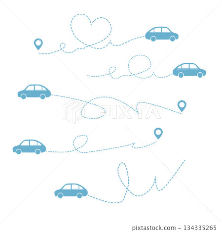 Car with path set 134335265