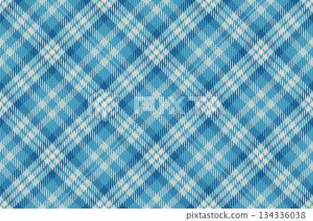 Stylish blue tartan pattern, a timeless design classic. Perfect for backgrounds, textiles, or winter themed projects.  Use for fashion, home decor, and creative design. 134336038