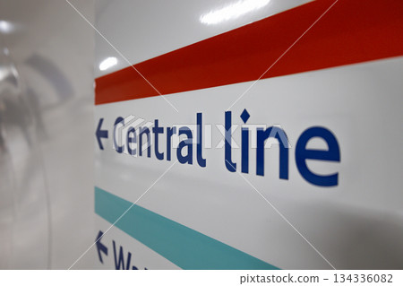 London Underground Central Line Station Signage 134336082
