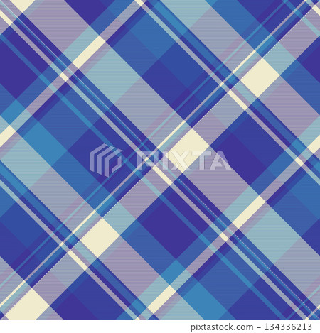 Seamless plaid pattern featuring blue and cream tones. Ideal for backgrounds, fabrics, and creative designs. A versatile, eyecatching, and dynamic textural element. Seamless plaid pattern featuring blue and cream tones. Ideal for backgrounds, fabrics, and creative designs. A versatile, eyecatching, and dynamic textural element. 134336213