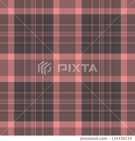 Neat pattern vector tartan, nobility texture fabric textile. Perfection check background plaid seamless in red and pastel colors. 134336214