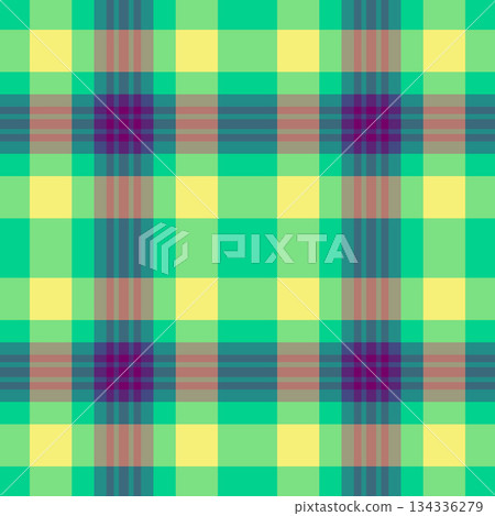 Rug textile background tartan, livingroom check texture seamless. Repetitive pattern fabric vector plaid in teal and green colors. Rug textile background tartan, livingroom check texture seamless. Repetitive pattern fabric vector plaid in teal and green colors. 134336279