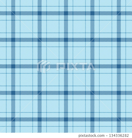 Canadian pattern texture check, art seamless fabric background. No people tartan textile vector plaid in light and cyan colors. Canadian pattern texture check, art seamless fabric background. No people tartan textile vector plaid in light and cyan colors. 134336282