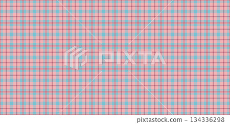 Brazil tartan pattern background, no people seamless texture textile. 1970s plaid check vector fabric in light and cyan colors. Brazil tartan pattern background, no people seamless texture textile. 1970s plaid check vector fabric in light and cyan colors. 134336298