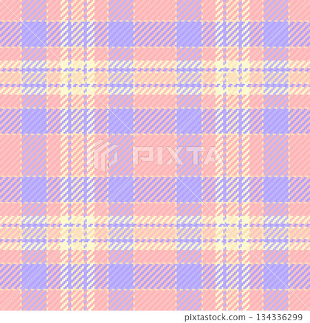 Real textile pattern fabric, strip seamless plaid texture. Celtic check background tartan vector in light and indigo colors. Real textile pattern fabric, strip seamless plaid texture. Celtic check background tartan vector in light and indigo colors. 134336299
