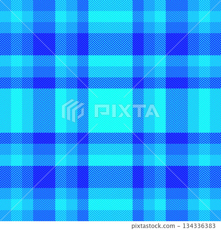 Hotel plaid tartan vector, bandana texture background pattern. Neutral fabric seamless check textile in bright and cyan colors. Hotel plaid tartan vector, bandana texture background pattern. Neutral fabric seamless check textile in bright and cyan colors. 134336383