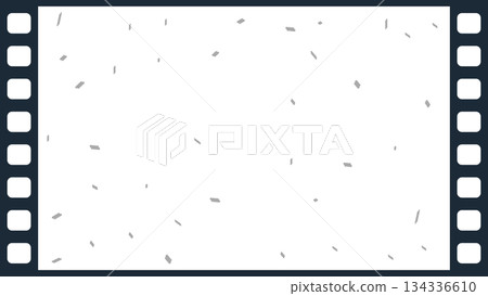 Film frame material with dust and scratch-like patterns (aspect ratio 16:9) 134336610
