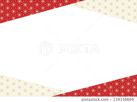 Simple Japanese style New Year frame background Simple Japanese style New Year frame background 134336669