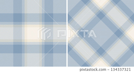 Fabric seamless pattern of background texture vector with a textile tartan check plaid. Set in wedding colors in creative gift paper ideas. Fabric seamless pattern of background texture vector with a textile tartan check plaid. Set in wedding colors in creative gift paper ideas. 134337321