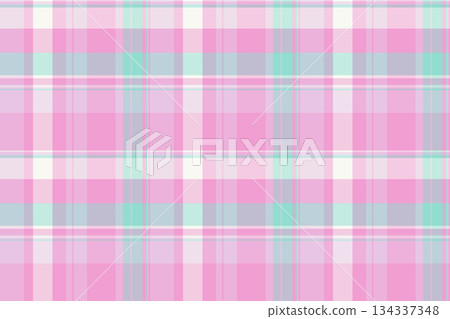 Soft pastel plaid design. Ideal for backgrounds, textiles, or adding a gentle, patterned texture to creative projects. Versatile for modern  vintage designs. 134337348