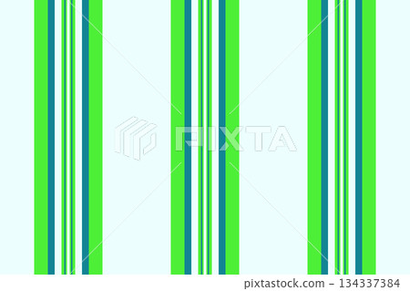 Peb lines pattern vertical, mother texture stripe vector. Irimary background seamless textile fabric in green and azure colors. 134337384