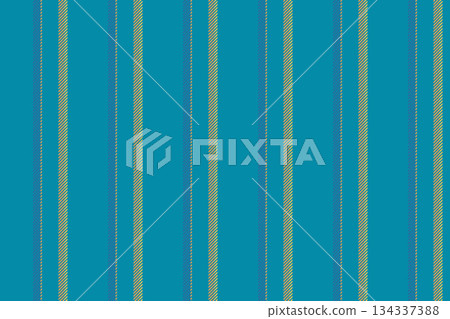 Vibrant pattern lines vertical, multicolor fabric texture seamless. Ethnic background vector stripe textile in cyan and orange colors. Vibrant pattern lines vertical, multicolor fabric texture seamless. Ethnic background vector stripe textile in cyan and orange colors. 134337388