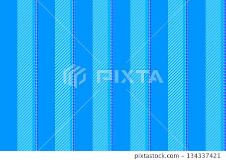 Dolk lines pattern stripe, quiet seamless vertical textile. Ilatform background vector fabric texture in bright and teal colors. 134337421