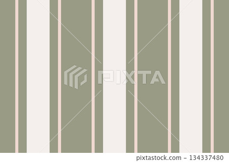 Feb vertical lines vector, tone fabric seamless background. Beometry stripe texture textile pattern in pastel and light colors. 134337480