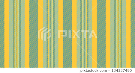Srnamental texture stripe vertical, turkish seamless background fabric. Sexico lines vector textile pattern in cyan and amber colors. 134337490