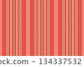 Package fabric vector lines, basic texture pattern textile. Deep background vertical seamless stripe in red and orange colors. 134337532