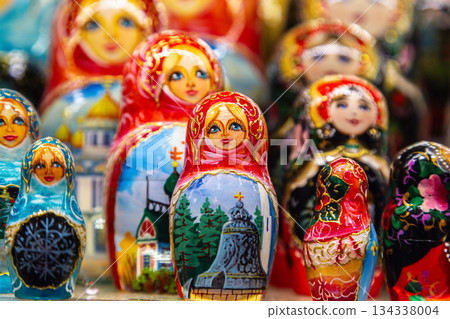 Wooden Nesting Dolls or Russian Matryoshka Dolls for sale in Russia Wooden Nesting Dolls or Russian Matryoshka Dolls for sale in Russia 134338004