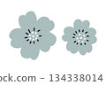 Simple and cute Nordic style floral design Simple and cute Nordic style floral design 134338014