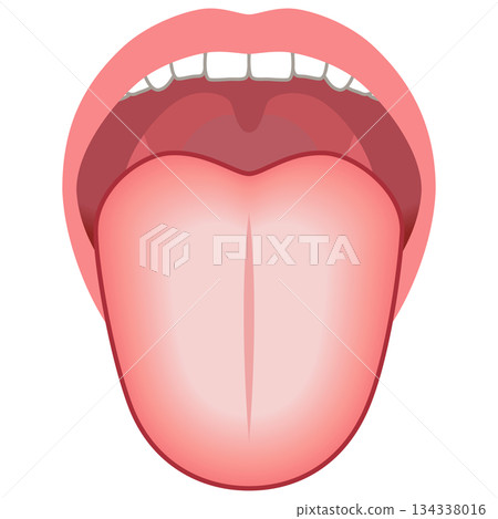 White tongue coating - Health status as determined by the tongue - Tongue diagnosis - Tongue health 134338016