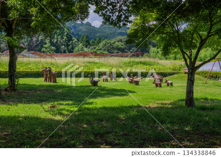 Haniwa Garden - Yamaga Decorative Burial Mound Museum - Kumamoto Haniwa Garden - Yamaga Decorative Burial Mound Museum - Kumamoto 134338846