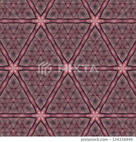 Embroidery Print Design with Traditional Sashiko and Kogin Stitching and Asanoha Motifs . Elegant Japanese Textile Pattern for Fabric, Surface & Print Design 134338946