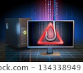 Online cyber attack 134338949