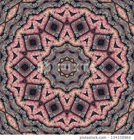 Embroidery Print Design with Traditional Sashiko and Kogin Stitching and Asanoha Motifs . Elegant Japanese Textile Pattern for Fabric, Surface & Print Design 134338968
