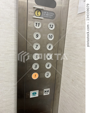 Elevator operation panel Elevator operation panel 134339079