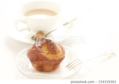 奶茶和鬆餅 134339362