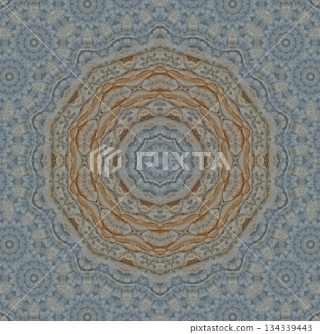 Mixed Embroidery Print Design Featuring Traditional Japanese Motifs. Elegant Textile Pattern for Fabric, Surface and Print Design 134339443
