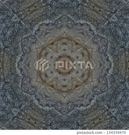 Mixed Embroidery Print Design Featuring Traditional Japanese Motifs. Elegant Textile Pattern for Fabric, Surface and Print Design 134339470