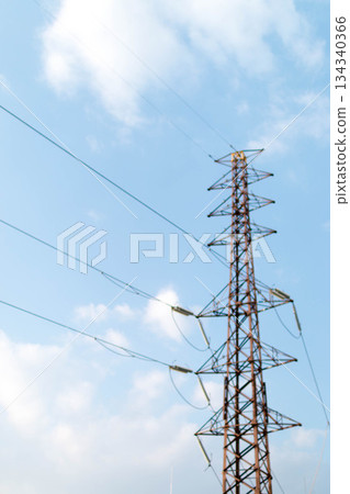 傳輸線和塔 134340366