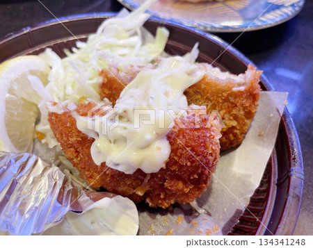 Fried cod and Atka mackerel; crispy fried white fish. Fried cod and Atka mackerel; crispy fried white fish. 134341248