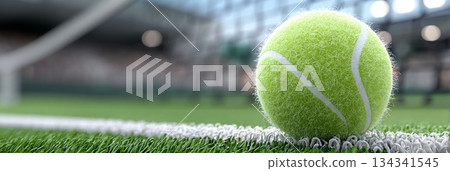 Exciting Tennis Match in Action Athletes Showcasing Skills and Competitive Spirit on the Court Exciting Tennis Match in Action Athletes Showcasing Skills and Competitive Spirit on the Court 134341545