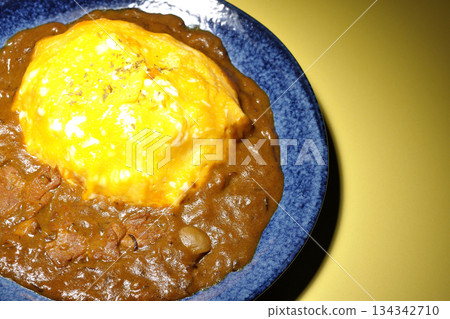 Omelet curry rice Omelet curry rice 134342710