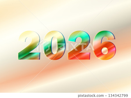 happy New Year 2026 Vector Template Greeting Card Social Media Banner and Poster Design. illustration vector design happy New Year 2026 Vector Template Greeting Card Social Media Banner and Poster Design. illustration vector design 134342799