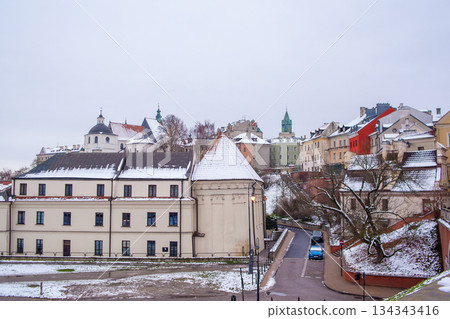 Jewish quarter, which got turned into a ghetto by the Nazis, Lublin, Poland Jewish quarter, which got turned into a ghetto by the Nazis, Lublin, Poland 134343416