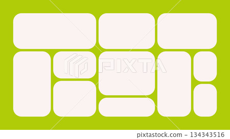 Trendy Bento Grid Vector Template With Right Angles And Brick-Style Panels. Geometric Brutal Shapes In Different Sizes For Web Layouts And Modern Web Design, Social Media And Collages. Trendy Bento Grid Vector Template With Right Angles And Brick-Style Panels. Geometric Brutal Shapes In Different Sizes For Web Layouts And Modern Web Design, Social Media And Collages. 134343516