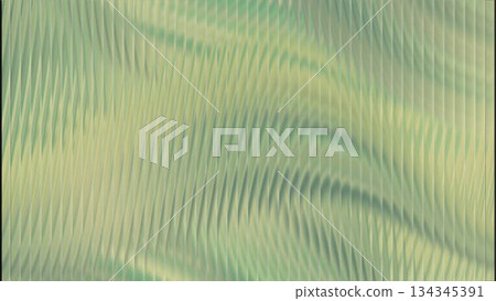 Ribbed glass background with refraction effect. Reeded glass with green gradient. Abstract background Ribbed glass background with refraction effect. Reeded glass with green gradient. Abstract background 134345391