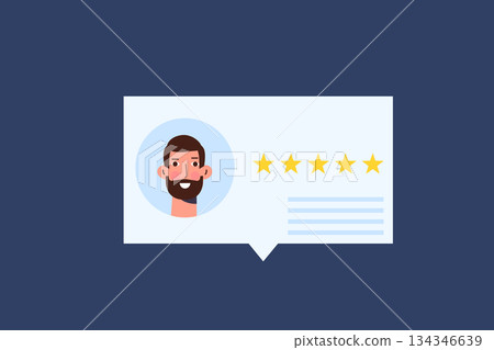 Customer review, Usability Evaluation, Feedback, Rating system iconcept. Vector illustration Customer review, Usability Evaluation, Feedback, Rating system iconcept. Vector illustration 134346639