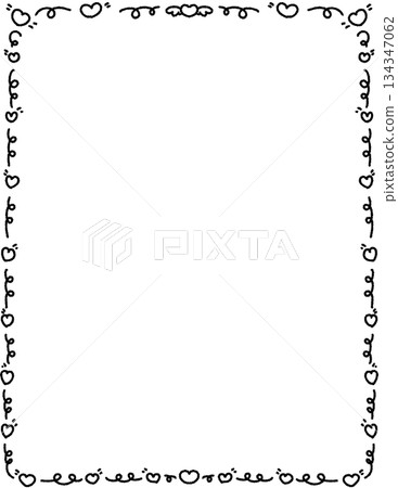 valentine frame 134347062