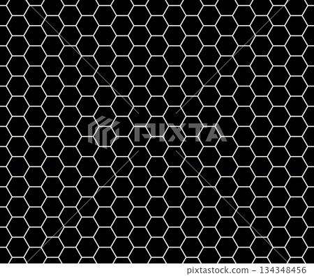 Hexagonal cell white grid pattern, background, wallpaper, apparel. Honeycomb mesh, fish net backdrop. Mosquito net, bee comb grid endless texture. Speaker grille seamless pattern. Mosquito flat lace. Hexagonal cell white grid pattern, background, wallpaper, apparel. Honeycomb mesh, fish net backdrop. Mosquito net, bee comb grid endless texture. Speaker grille seamless pattern. Mosquito flat lace. 134348456