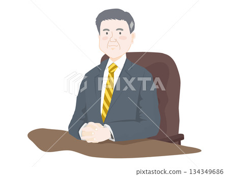 公司創辦人或執行長的插圖 公司創辦人或執行長的插圖 134349686