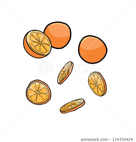 slices if orange and orange slices if orange and orange 134350424