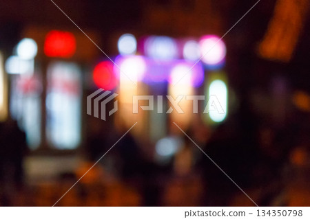 christmas tree bokeh lights. new year abstract background. decorated festive winter holiday backdrop. de focused urban landscape of uzhhorod dark street in glowing december garlands christmas tree bokeh lights. new year abstract background. decorated festive winter holiday backdrop. de focused urban landscape of uzhhorod dark street in glowing december garlands 134350798